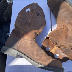 Brown Cowboy Boots (size 11-11.5)