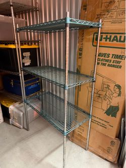Metal 3 shelf storage rack
