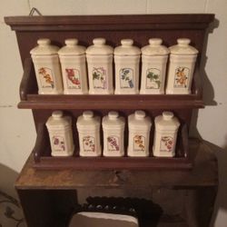 Vintage Spice Jars 