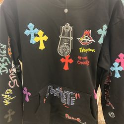 Chrome Heart Hoodie, Size Small