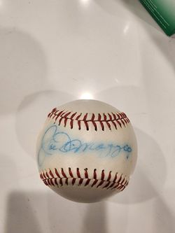 Signed Joe DiMaggio Baseball