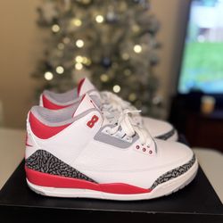 Air Jordan 3 Retro “Fire Red” – Size 9.5 w/ OG Box & Tags