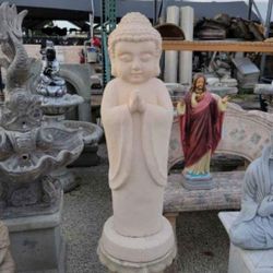Concrete Buddha Statue / Cement Backyard Patio Garden Buddhas