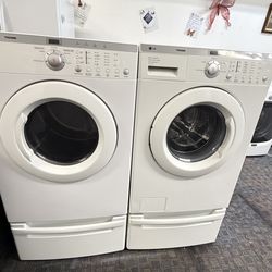 LG washer dryer matching set