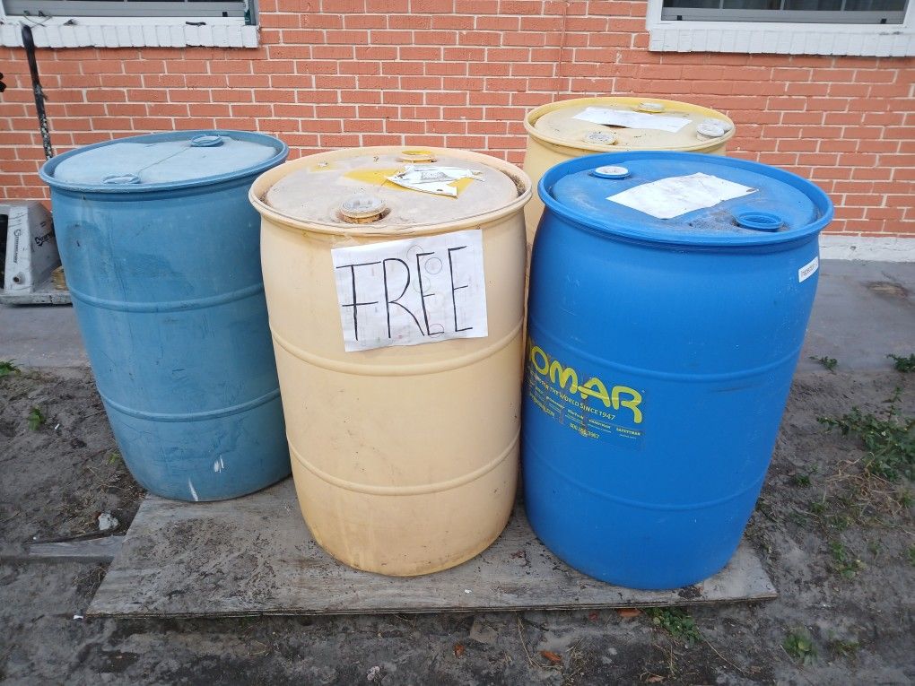 55 Gallons Drums,  FREE.
