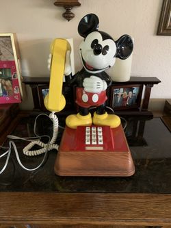 “Vintage “ “Mickey Mouse “ push button telephone. An authentic 1976 Walt Disney classic