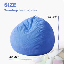 3.5 FT Large Memory Foam Bean Bag