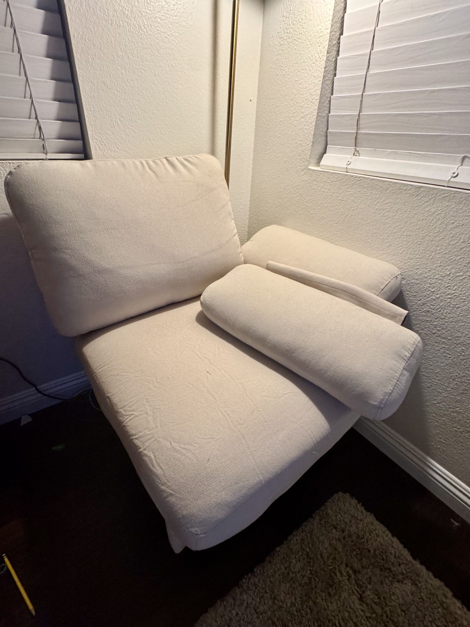 Sectional sofa couch. Beige. New