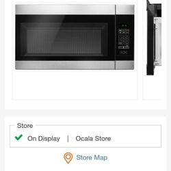 Over the range microwave
