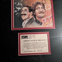 Rare!!! Groucho Marx &John Lennon 