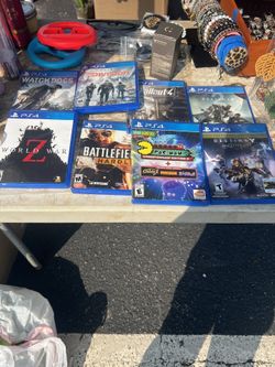 Ps4 Games Lot Of 8 Games 