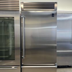 HESTAN 36”WIDE BUILT IN BOTTOM FREEZER REFRIGERATOR 