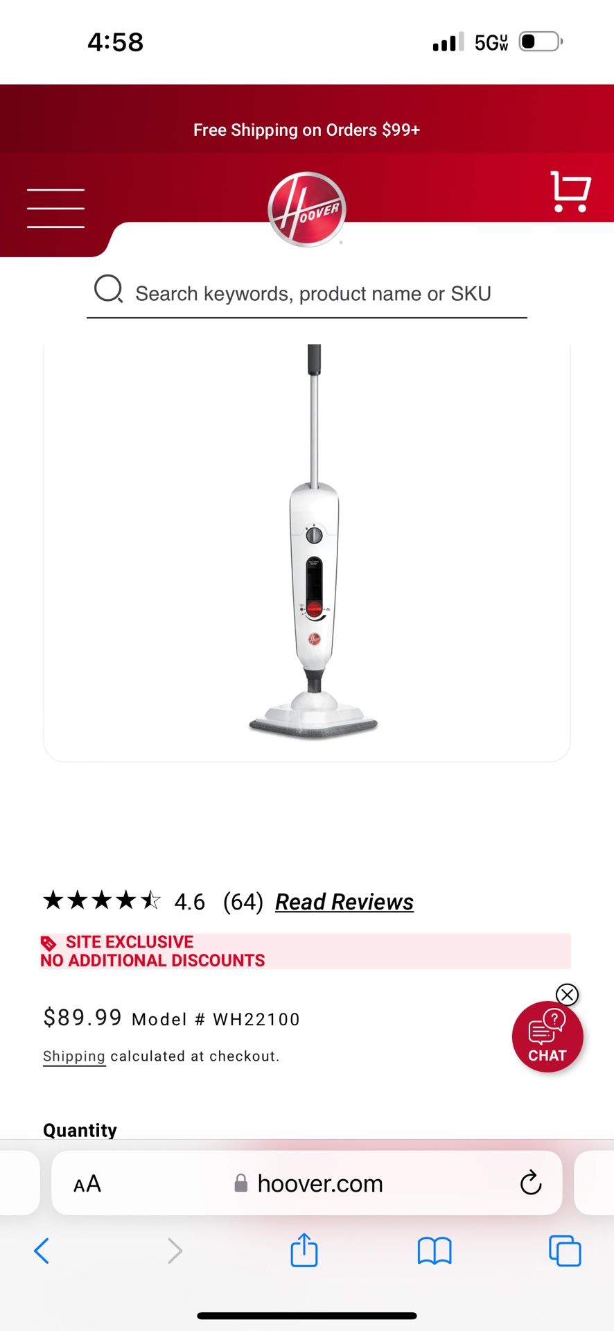 Hoover Steam Mop