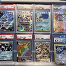 Pokemon PSA slabs