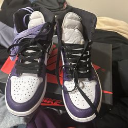 Jordan Retro 1 Court Purple Size 11