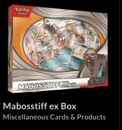 Pokémon Mabostiff ex Box