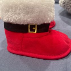 Little me Adorable Christmas booties