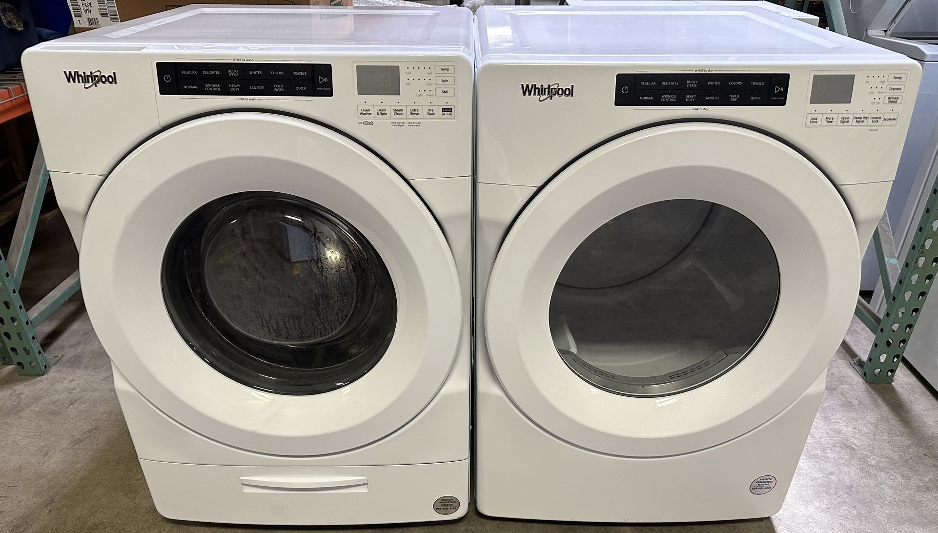 Whirlpool Washer And Electric Dryer 