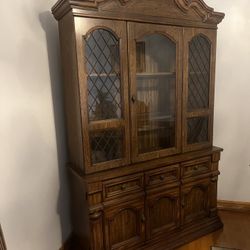 Wooden China Cabinet