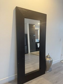 Dark Oak Wood  Mirror 