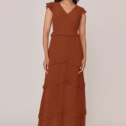 Revelry bridesmaids dress Rust color size 6