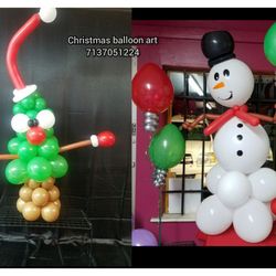 Christmas balloons