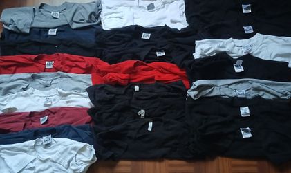 25 assorted pro club, shaka pro5 shirts