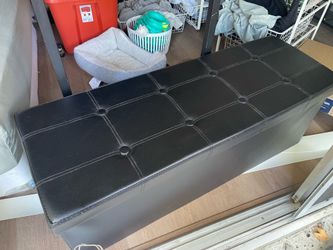 Long ottoman  foot stool/ storage box