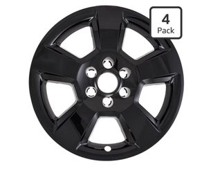20" Black Wheel Skins rim covers
