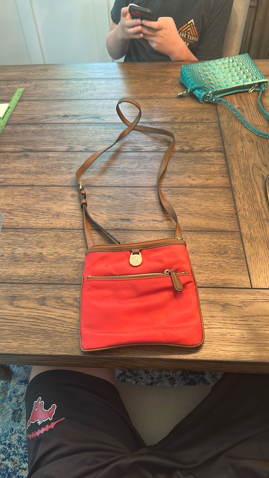 Coral Michael Kors Clutch Bag.