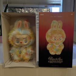 Pop Mart Labubu The Monsters Big into Energy Rock The Universe Vinyl Plush Doll
