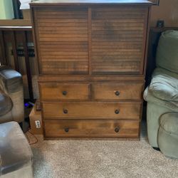 Vintage Dresser With Sweater Chest 2 Pc