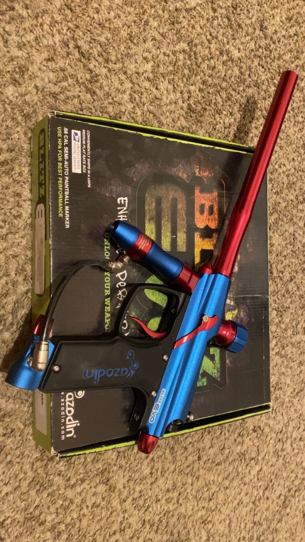 Azodin Blitz Evo Blue Red