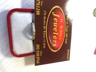 14 kt real Gold & genuine diamond ring