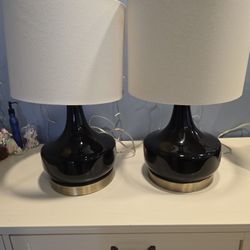 Set Of Two Mid-century Style Lamps.