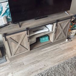 Grey Washed Tv Stand