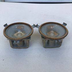 Pair Of Vintage Lorenz LPH 65 Tweeter Loud Speakers From The 1950s  Made In Germany. 
