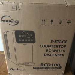 iSpring RCD100 5-Stage Countertop Reverse Osmosis System Instant Hot RO Wateri