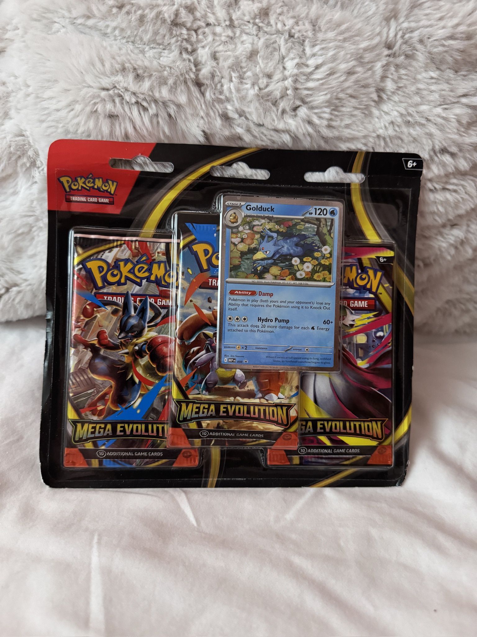 Mega Evolution 3 Pack Blister (Golduck)