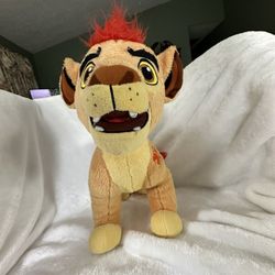 Disney Talking Kion Plush Lion Guard Roars & Talks Son 14”  The Lion King Good Condition