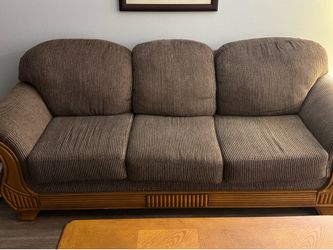 Full-size couch and loveseat