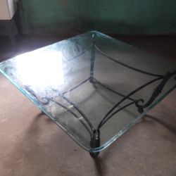 Antique Glass Table