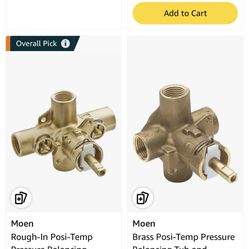 Moen Water Pressure Balance 