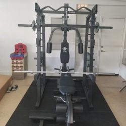 Smith Machine 2001 | Multi-Use Adj Bench | Gym Equipment | Fitness | Squat Rack | Excercise |🔴WEIGHTS AND BARBELL SOLD SEPARATELY 🔴 FREE DELIVERY 🚚