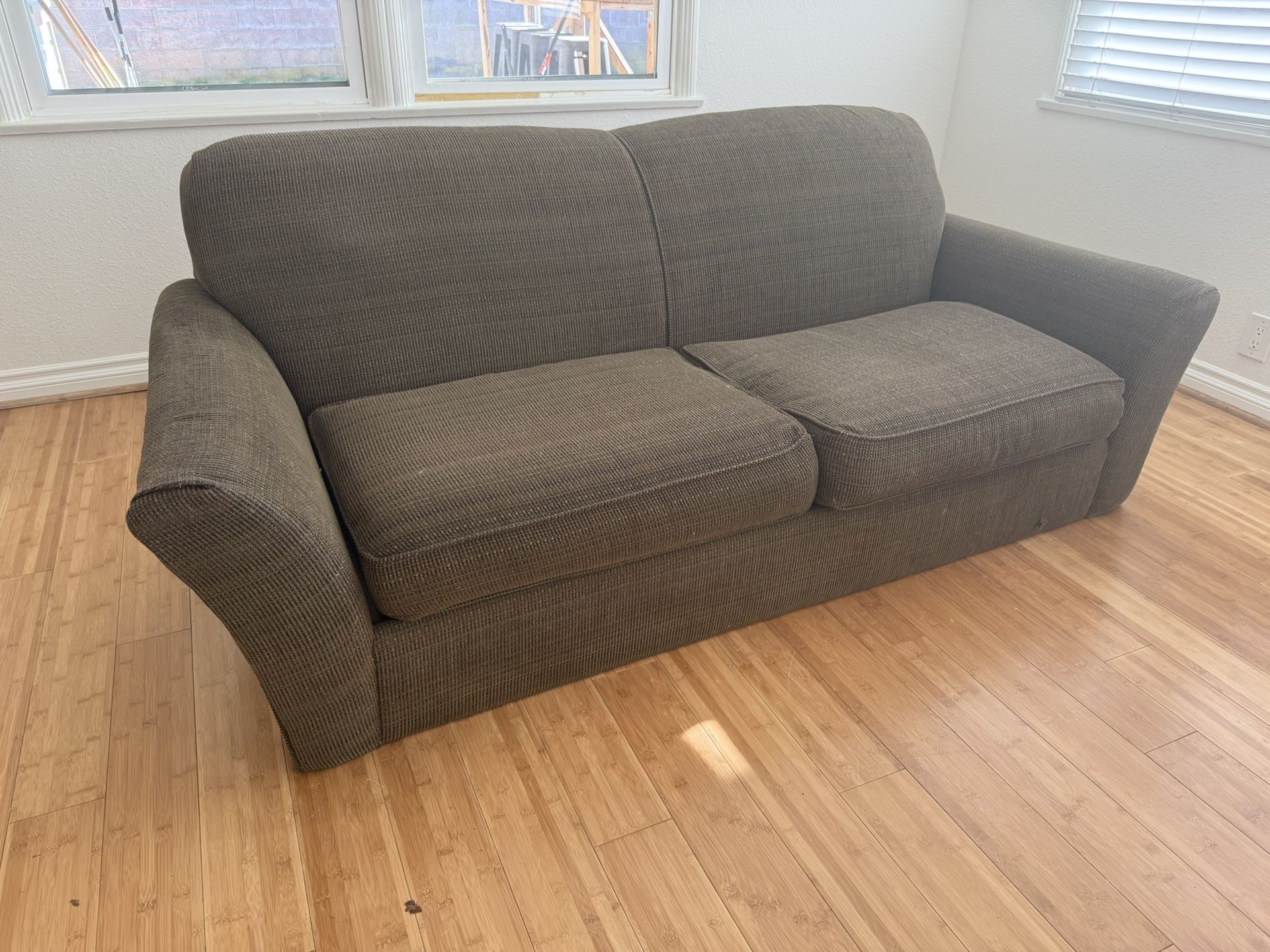 Mid Century Modern Sofa Couch Fabric Cushions Like Pottery Barn Rh Article Arhaus Lounge Chair