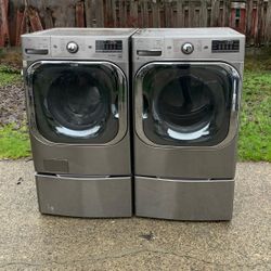 LG WASHER AND DRYER SET(JUMBO).