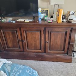 Solid wood TV stand/cabinet
