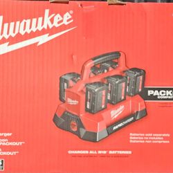 Milwaukee M18 Six Port Rapid Charger (CHARGER ONLY)