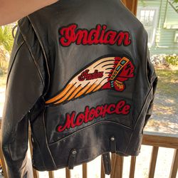 Vintage Indian Motorcycle Jacket 