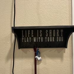 Dog Shelf Key/Leash Holder